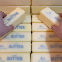 Jouet sensoriel en PU souple et à montée lente, en forme de bâton de beurre, pour soulager le stress des étudiants, emballé en boîte, vente en gros d'usine