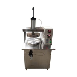 Fabricant automatique de tortillas de farine de céréales, machine hydraulique de pressage et de formage de pâte pour pizza, croûtes de pizza et pain pita - Product Image 3