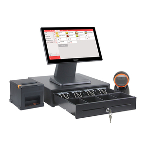 Terminal de point de vente tactile électronique Android Win 15,6 pouces pour la vente au détail et les restaurants, caisse enregistreuse tout-en-un, systèmes de point de vente - Product Image 2
