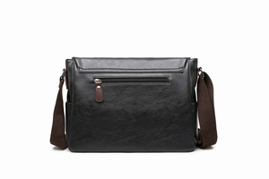 Sacs à main décontractés pour hommes en gros, OEM personnalisé, sac bandoulière, sac à bandoulière en cuir PU tendance, sac de messager pour documents professionnels - Product Image 5