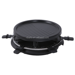 Machine à griller le fromage Aifa, <span class=keywords><strong>raclette</strong></span> double couche avec plaque en pierre et revêtement antiadhésif pour dîner en famille - Product Image 3