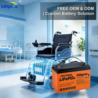 Batterie de véhicule de mobilité 12V150AH 1.8KWh LiFePO4 à cellules prismatiques avec protection contre les surcharges, alimentation fiable pour la mobilité médicale, certifiée UL CE