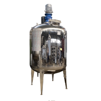 1000L En Acier Inoxydable Industriel Chimique Shampooing Savon Pression Conique Double Gainé Chauffage Agitateur Mélangeur Réservoir De Mélange