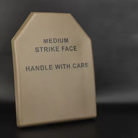 Plaques de protection tactiques 3A III&IV en céramique PE à face de contact + plaques en acier pour gilet lesté, conformes aux normes de sécurité pour la chasse en extérieur