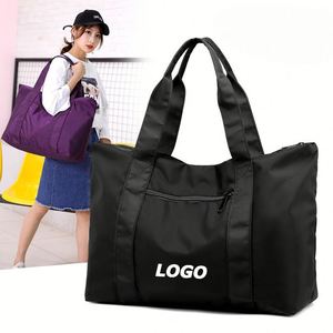 Large Capacity Nylon Travel Duffel <b>Bag</b> with Shoulder Strap - Unisex Carry on Luggage <b>Tote</b> for Promotional Gifts - Product Image 1
