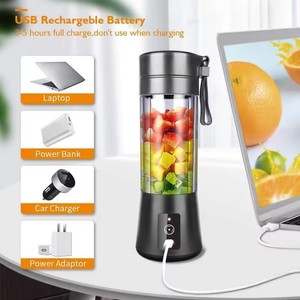 Licuadora Portátil Personalizada con Logotipo al por Mayor, Muestra Gratuita, Botella Recargable Multiusos - Product Image 5