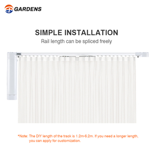 Kit de cortina inteligente de <span class=keywords><strong>nueva</strong></span> generación, kit completo de pista de motor, kit de cortina eléctrica DIY de bajo ruido, conjunto de motor <span class=keywords><strong>Alexa</strong></span> tuya wifi para casa - Product Image 5