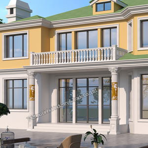 Moules à piliers en béton haut de gamme, moulage en ABS, colonne romaine, bâtiment en <span class=keywords><strong>ciment</strong></span>, maison décorative, <span class=keywords><strong>poteau</strong></span> en plastique préfabriqué, formes de construction - Product Image 3