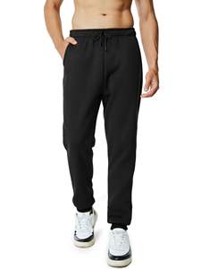 กางเกงวอร์มผู้ชายผ้าฝ้ายกันน้ำ มีกระเป๋า ทรงหลวมปานกลาง เหมาะสำหรับออกกำลังกาย วิ่ง ฟิตเนส ลำลอง สตรีทแวร์ ลายผ้าใบ - Product Image 3