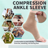 Manchon de cheville unisexe respirant et hautement élastique |   Attelle de cheville à compression écologique pour soulager la douleur lors de la course à pied, du basketball et de l'entraînement