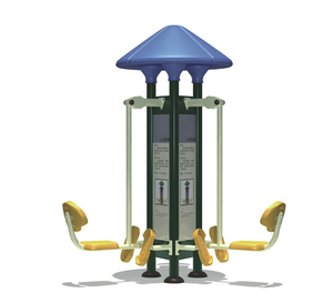 Máquina de prensa de piernas de tres lados para exteriores, resistente y duradera, ideal para calistenia, crossfit y gimnasio. - Product Image 1