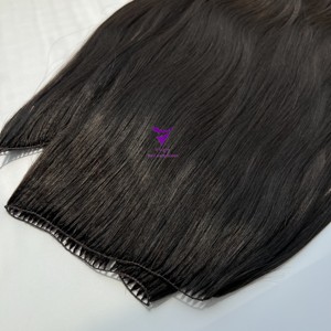 <span class=keywords><strong>Grossiste</strong></span> cheveux humains cuticules cheveux alignés plume trame extension de cheveux ondulation naturelle - Product Image 3