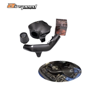 Élément de filtre à air en fibre de carbone sèche, tuyau d'admission, tissage sergé 3K, kits de système d'admission d'air pour BMW M135i M235i <span class=keywords><strong>M335i</strong></span> M2 N55 3.0T - Product Image 1
