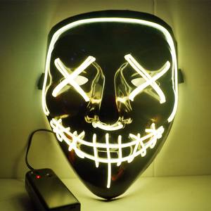 Máscara LED <span class=keywords><strong>de</strong></span> Cara <span class=keywords><strong>Completa</strong></span> Terrorífica <span class=keywords><strong>de</strong></span> 7 Colores para Halloween 2025, Modelo Trench Echo, para Fiestas y Decoraciones del Día <span class=keywords><strong>de</strong></span> <span class=keywords><strong>Muertos</strong></span>, Dropshipping - Product Image 4