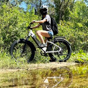 vélo de <span class=keywords><strong>route</strong></span> Fatbike vélo électrique de montagne rapide pour hommes avec moteur de moyeu arrière de 1200W Cycles électriques - Product Image 3
