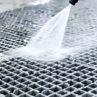 Plancher à lattes pour élevage bovin, grille en PRV/GRP, grille de drainage du fumier en fibre de verre, antidérapante, hygiénique, sanitaire, facile à nettoyer