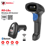 RADALL-escáner de código de barras OEM, lector de código de barras con cable Usb, Bluetooth, inalámbrico, 1D, 2D, Qr