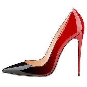 Nuevos zapatos de tacón alto, tacones de punta estrecha, parte superior poco profunda, zapatos de tacón alto brillantes, <span class=keywords><strong>trabajos</strong></span> - Product Image 3