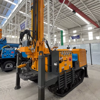Foreuse rotative diesel portable pour puits d'eau de 200 m, machine de forage de puits profonds