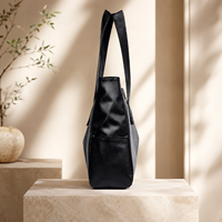 2026 Luxuriöse Unisex Casual PU-Tragetaschen mit Großer Kapazität, Canvas-Tragetaschen für Schule, Arbeit und Business