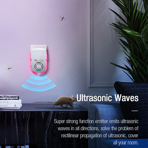 Nouveau produit d'été : Répulsif électronique ultrasonique anti-nuisibles d'intérieur <span class=keywords><strong>pour</strong></span> souris, moustiques et <span class=keywords><strong>cafards</strong></span>, à brancher <span class=keywords><strong>pour</strong></span> la cuisine - Product Image 2