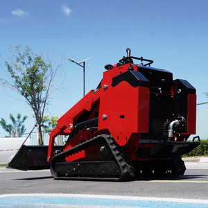 Мини-погрузчик с двигателем, насосом, редуктором, мини-гусеничный погрузчик с ковшом, траншеекопателем, роторным плугом - Product Image 2