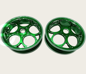 Jantes en aluminium gravées CNC pour VESPA - 12*3.0J Avant/Arrière, jantes personnalisées légères, résistantes aux climats tropicaux - Product Image 2