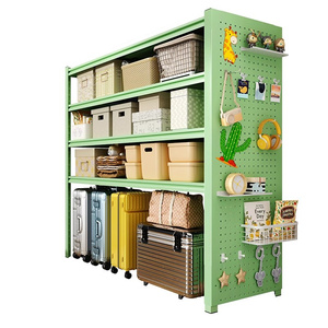 Tùy Chỉnh Nhiều Lớp Lưu Trữ Lớn Lưu Trữ Kệ Siêu Thị Kệ Màu Xanh Lá Cây Đứng Tầng Phòng Khách Phòng Ngủ Nhà Bếp Kim Loại Kệ - Product Image 2