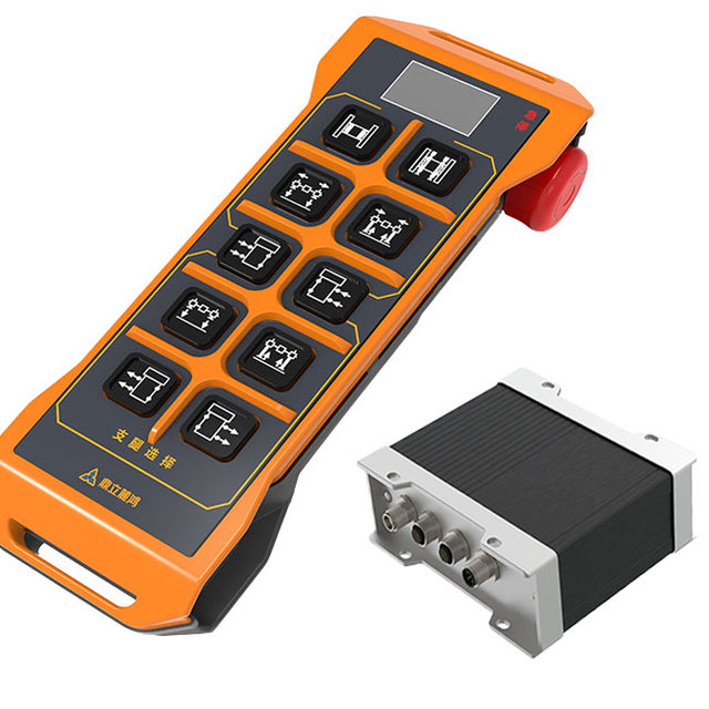 Industrial Wireless Remote Control 8-Button Switch Controller CE Certification IP67 Protection 2500mAh Battery for Crane