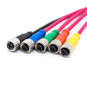 M12 5 פין כבל 300mm מחבר כדי RJ45 ממיר זכר לנקבה B קוד - Product Image 6