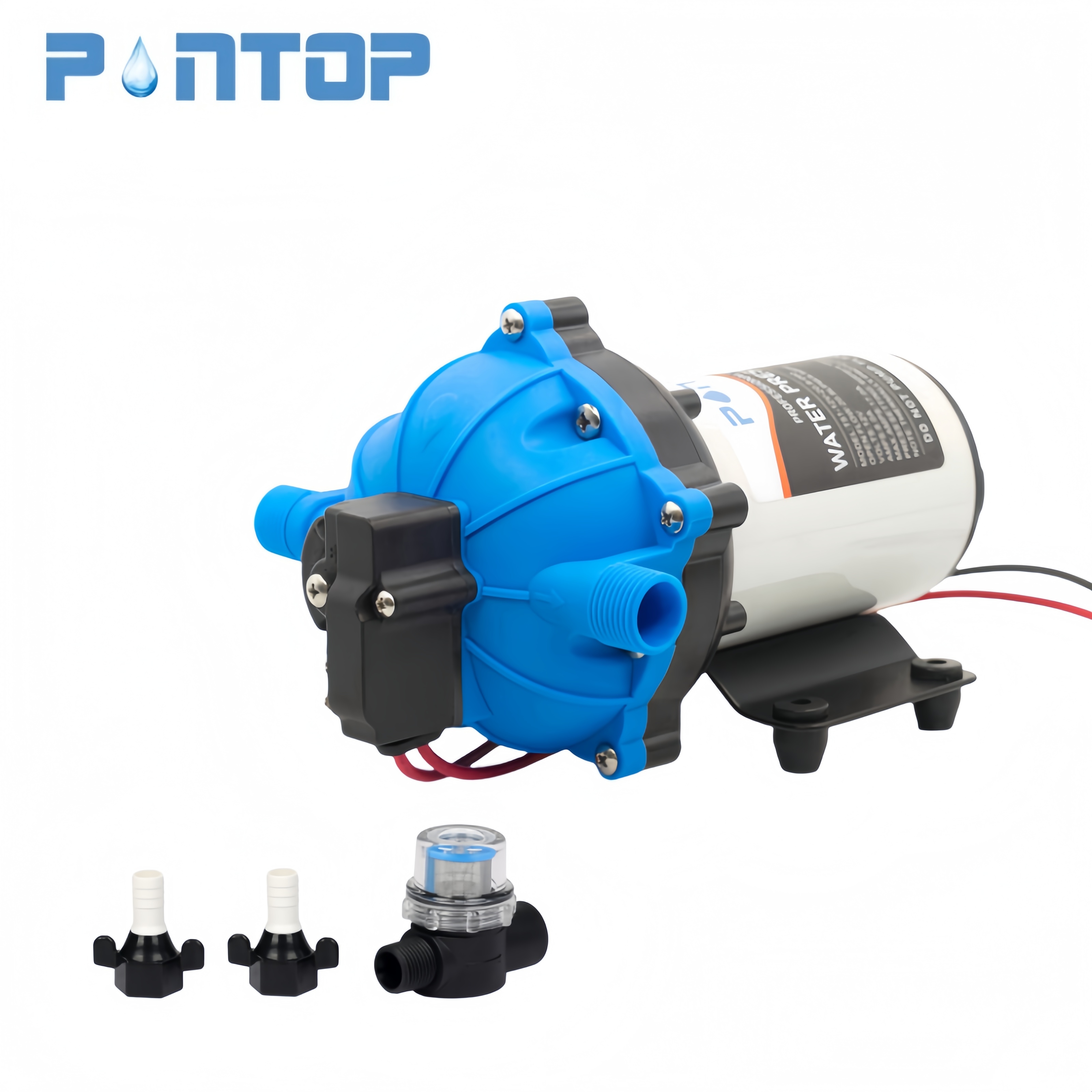 12 В DC RV насос для пресной воды 5.5GPM 60PSI пятикамерный самовсасывающий мембранный насос
