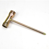 Clé à douille en T 45 #   Outil de dépose de bougies d'allumage en acier pour tronçonneuse et moto, compatible avec les embouts Phillips et plats pour soudure