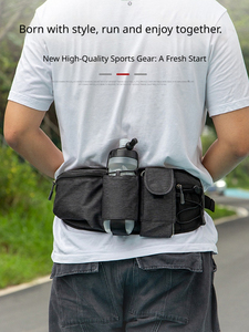 Sac banane d'hydratation pour la course à pied, <span class=keywords><strong>le</strong></span> marathon, <span class=keywords><strong>le</strong></span> sport, <span class=keywords><strong>le</strong></span> cyclisme en extérieur, sacoche pour téléphone multifonctionnelle unisexe avec logo personnalisé - Product Image 3