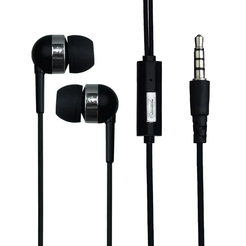 3.5Mm In Ear Stereo Mini Mobiele Telefoon Oortelefoon Met Microfoon Wired In-Ear Oortelefoon