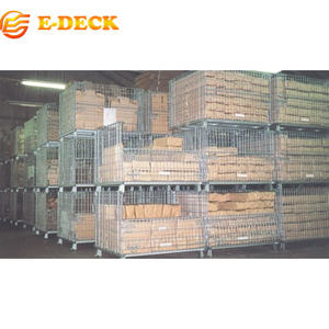 פלדה מתקפל פלדה גדולה מרותכת אחסון מזרן חוט מיכל חוט - Product Image 6