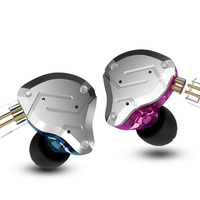 KZ ZS10 Pro 10 unidades híbrido 4BA + 1DD HIFI Bass Auriculares auriculares deporte cancelación del ruido auriculares Monitor