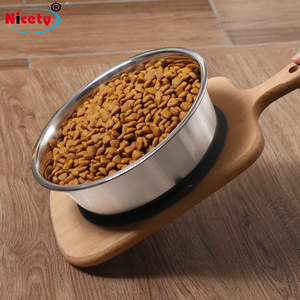 Mangkuk Hewan Peliharaan Ramah Lingkungan dari Baja Tahan Karat dengan Alas Silikon Anti Selip, Mangkuk Makan Portabel untuk Perjalanan dengan Alas Silikon Anti Selip - Product Image 6