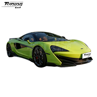 Kit de carrocería de fibra de carbono preimpregnado 600LT para McLaren 540C 570S 570GT parachoques delantero parachoques trasero motor capó faldones laterales alerón trasero