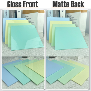 Tấm Acrylic Gorlde pastel 1 \ u005cu002f8 \ u005cu0022 Tấm mica cắt laser tùy chỉnh 3mm 8x8 8x12 12x12 bảng PMMA mờ - Product Image 5