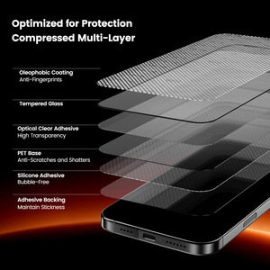 Protector de Pantalla de Vidrio Templado Antideslumbrante de Cerámica Azul Mate para iPhone 13 <span class=keywords><strong>Pro</strong></span> Max Realme Poco X3 9D D 14 <span class=keywords><strong>Gt</strong></span> Teléfonos Móviles - Product Image 5