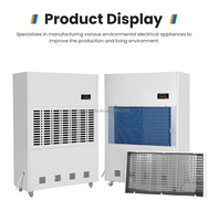 Déshumidificateur d'air de construction 480L Déshumidificateur industriel écologique de grande capacité pour sous-sol de serre