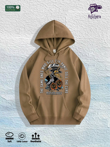 Almacén Local en EE. UU.: Sudadera con Capucha 100% Algodón con Estampado Gráfico de 'Plague Doctor Panic', 7 Colores - Product Image 5