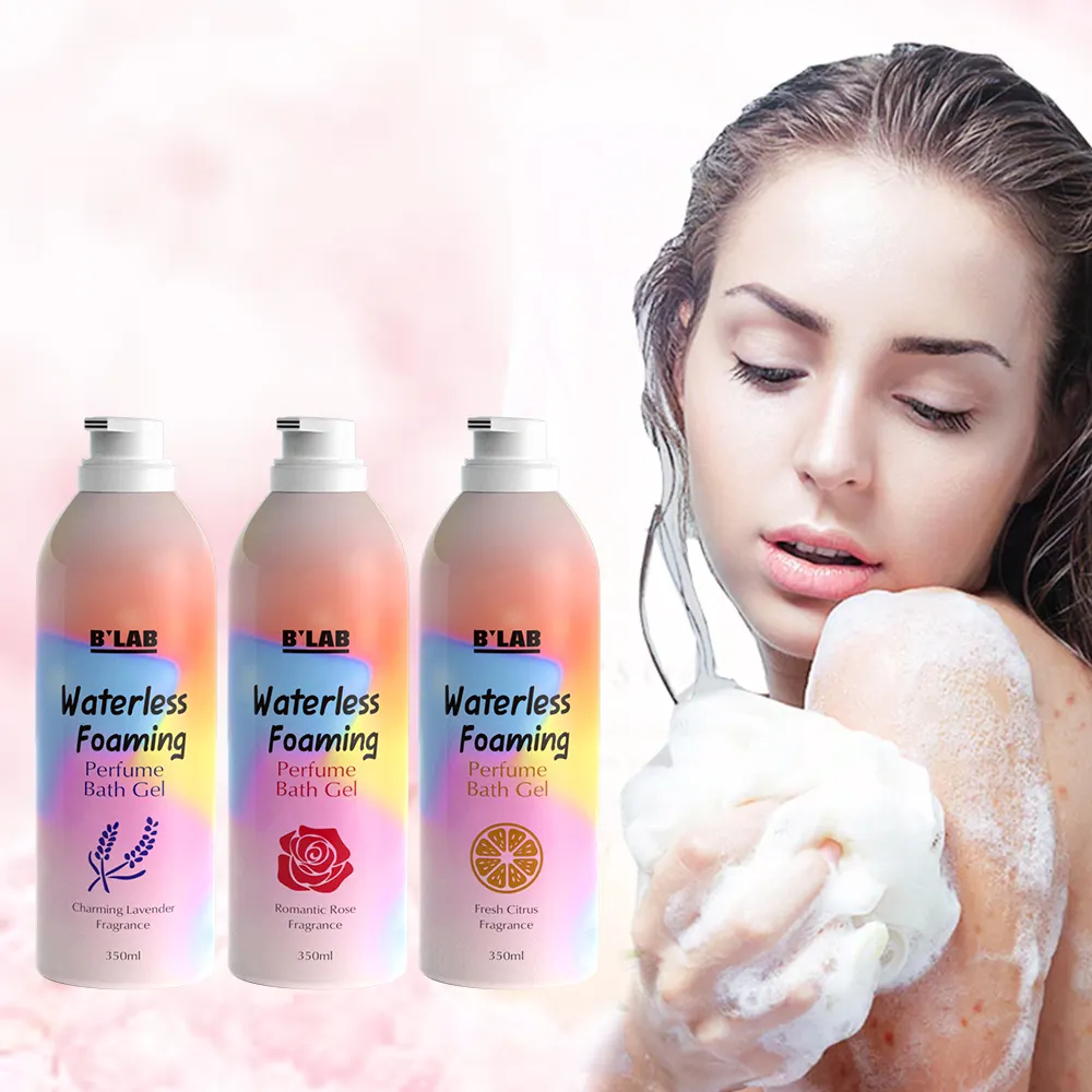 Mousse Spray con tecnologia autoschiumogena di vendita calda per la pulizia quotidiana del corpo del bagno per adulti