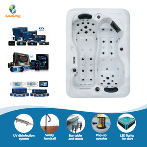 Petit bain à remous intérieur 2 <span class=keywords><strong>places</strong></span> à <span class=keywords><strong>prix</strong></span> bon marché et de haute qualité, jacuzzi, <span class=keywords><strong>spa</strong></span> de massage extérieur avec 49 jets de massage - Product Image 2