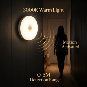 LED Motion Sensor Night Light Magnetic Step Light Soft Eye Friendly <b>Illumination</b> for Wardrobe Staircase Bedside Hallway - Product Image 2