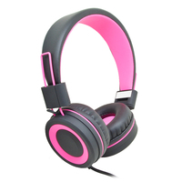 Casque filaire à coussinets souples, casque filaire portable pliable, isolation du bruit, casque filaire pour ordinateur de bureau