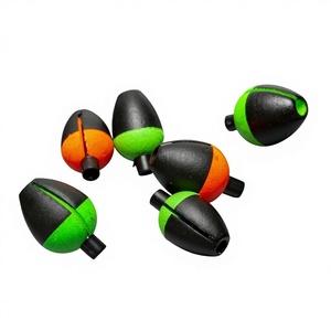 <span class=keywords><strong>Flotteur</strong></span> de pêche transfrontalier à longue portée en EVA, elliptique, de style européen, à haute flottabilité, pour la pêche en dérive - Product Image 1