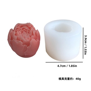 Moldes de Silicona para Flores, Peonía, Lirio, Rosa, Moldes de Silicona para Velas, Regalos de Navidad, Halloween, Pascua, Moldes de Silicona para Jabón, Arcilla y Velas DIY - Product Image 4