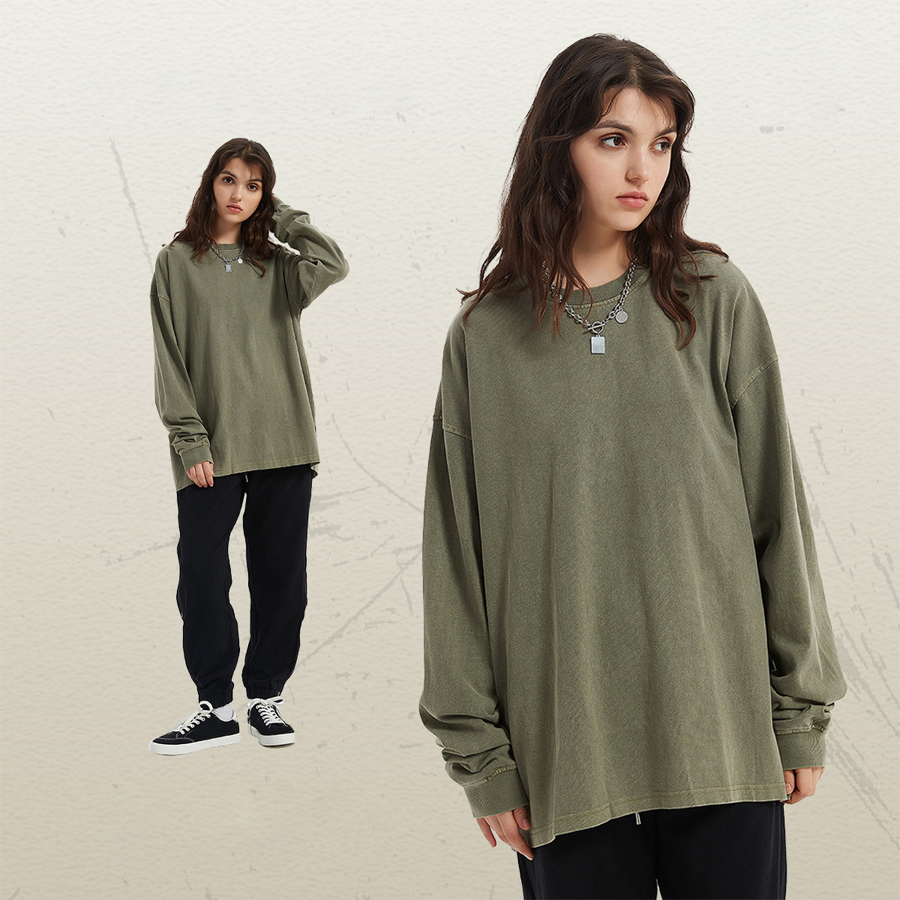 สีเขียวเทา