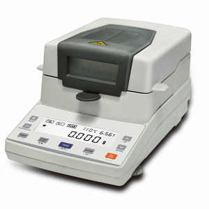 Analizador de Humedad Halógeno de 0.01g, Medidor de Humedad con Lectura de 0.01%, Medidor de Humedad para Granos, Maíz y Alimentos para Animales - Product Image 1